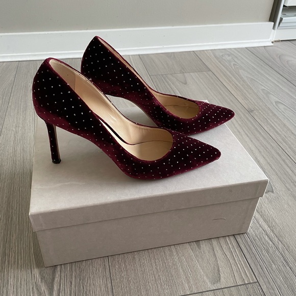 Jimmy Choo Romy 85 Velvet Pumps - Picture 3 of 6